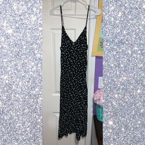 HOLLISTER FLORAL MIDI DRESS